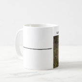 マグを捜すために住んで下さい コーヒーマグカップ (正面左)