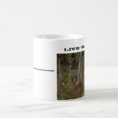 マグを捜すために住んで下さい コーヒーマグカップ (中央)