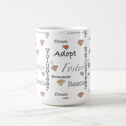 マグを採用し、救助し、そして促進して下さい コーヒーマグカップ (中央)