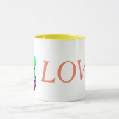 マグを握るポップアート手 マグカップ (中央)