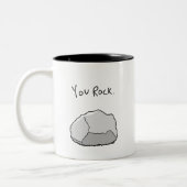 マグを揺すります(左利きのために) ツートーンマグカップ (左)