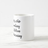 マグを教えることを愛する先生 コーヒーマグカップ (中央)