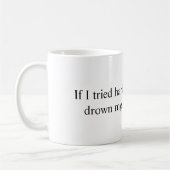 マグを浸して下さい コーヒーマグカップ (左)