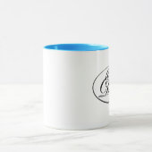 マグを深く呼吸して下さい マグカップ (中央)