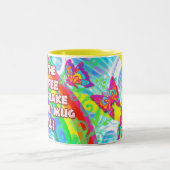 マグを目覚めて下さい ツートーンマグカップ (中央)