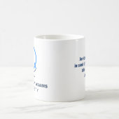 マグを破壊するジョン・クィンシー・アダムズの社会モンスター コーヒーマグカップ (中央)