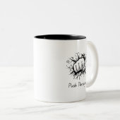 マグを突き抜感動的ける ツートーンマグカップ (正面右)