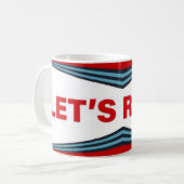 マグを競争させよう コーヒーマグカップ (正面左)