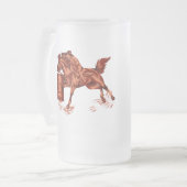 マグを競争させるバレル フロストグラスビールジョッキ (正面左)