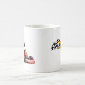 マグを競争させるレスター コーヒーマグカップ (中央)