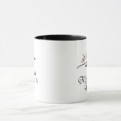 マグを結婚している花嫁の鳥のパーソナライズな母 マグカップ (中央)