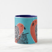 マグを編んでいる鳥 マグカップ (中央)