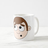 マグを聞くこと コーヒーマグカップ (正面右)