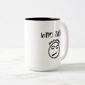 マグを言う人 ツートーンマグカップ (正面右)