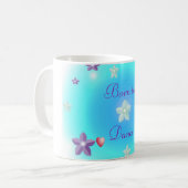 マグを踊るために生まれて下さい コーヒーマグカップ (正面左)