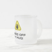 マグを離せ! フロストグラスマグカップ (正面右)