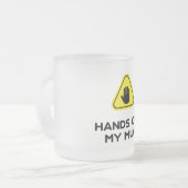 マグを離せ! フロストグラスマグカップ (正面左)