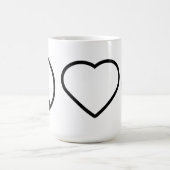 マグを離れた平和愛F コーヒーマグカップ (中央)