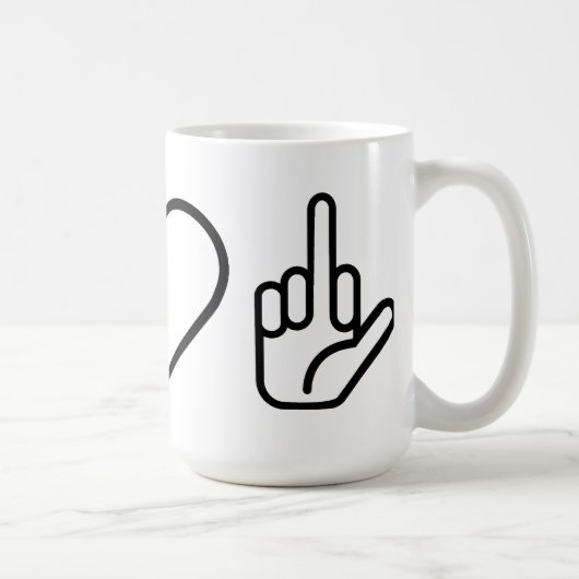 マグを離れた平和愛F コーヒーマグカップ (右)