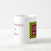 マグを食べ物を与えませんでしたり、または悩まさないで下さい コーヒーマグカップ (中央)