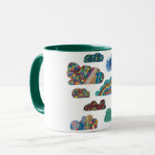 マグを"曇らせます"。 裂け目Rense.による元の芸術 マグカップ (正面左)