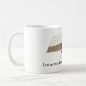 マグを「読むことを」試みます コーヒーマグカップ (左)