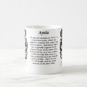 マグアヤラ家族の紋章付き外衣 コーヒーマグカップ (中央)