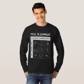 マグアライおもしろいメントオタク系のネルディRpgゲーマーテアコフェ Tシャツ (正面フル)