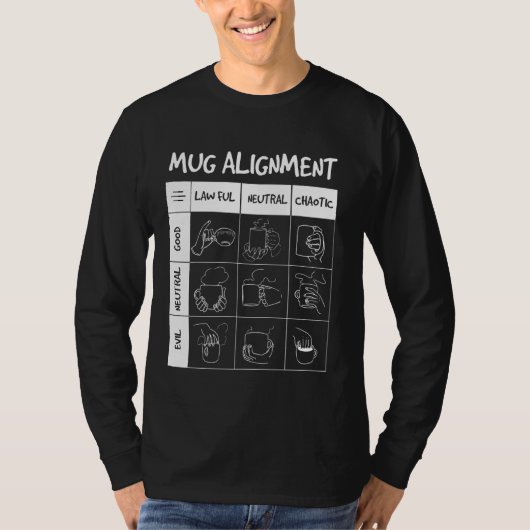 マグアライおもしろいメントオタク系のネルディRpgゲーマーテアコフェ Tシャツ (正面)