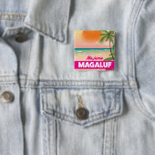 マグアルフマヨルカビーチ旅行ポスター 缶バッジ (インサイチュ)