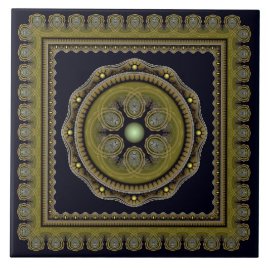 マグアンの素晴らしい額縁オーナメント タイル (正面)