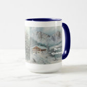 マグアンヘイズ絵画のバイエルン雪の夢 マグカップ (正面右)