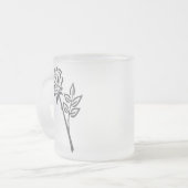 マグアートデザインスタイル フロストグラスマグカップ (正面左)