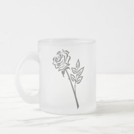 マグアートデザインスタイル フロストグラスマグカップ