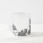 マグアートデザインスタイル フロストグラスマグカップ (正面左)