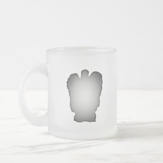 マグアートデザインスタイル フロストグラスマグカップ (左)