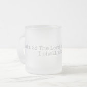 マグアート及びデザイン フロストグラスマグカップ (正面左)