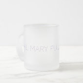 マグアート及びデザイン フロストグラスマグカップ (正面左)