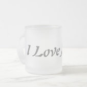 マグアート及びデザイン フロストグラスマグカップ (正面左)