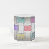 マグアート及びデザイン フロストグラスマグカップ (正面左)