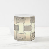 マグアート及びデザイン フロストグラスマグカップ (正面左)