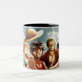 マグアート想像力に富んだアニメ ツートーンマグカップ (中央)