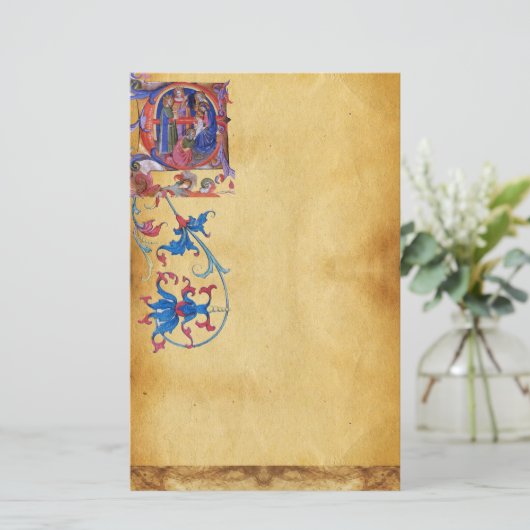 マグィクリスマスパーチメント赤い宝石の崇拝 便箋 (スタンド正面)