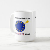 マグイギリスザブレキシットスター コーヒーマグカップ (正面左)