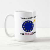 マグイギリスザブレキシットスター コーヒーマグカップ (左)