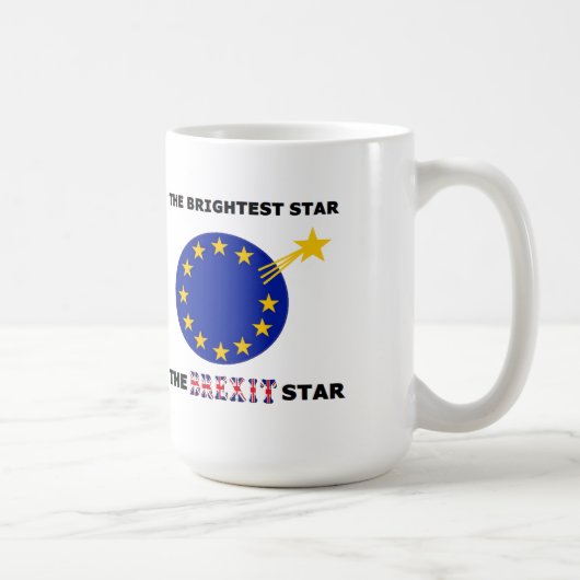 マグイギリスザブレキシットスター コーヒーマグカップ (右)
