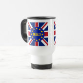 マグイギリス国旗EU Brexit トラベルマグ (正面左)