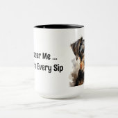 マグウィズキュートシュナウザーポートレート マグカップ (中央)