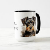マグウィズキュートシュナウザーポートレート マグカップ (正面右)