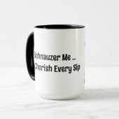 マグウィズキュートシュナウザーポートレート マグカップ (正面左)